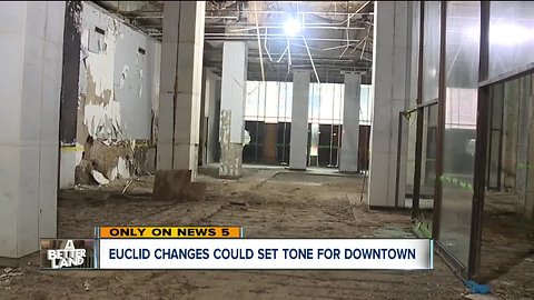 Renovation in full swing on Euclid Ave. between East 4th and Playhouse Square