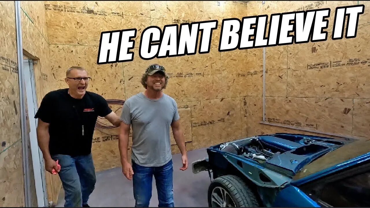Told him we had to "fix a few things", but we painted his car! *SHOCKED