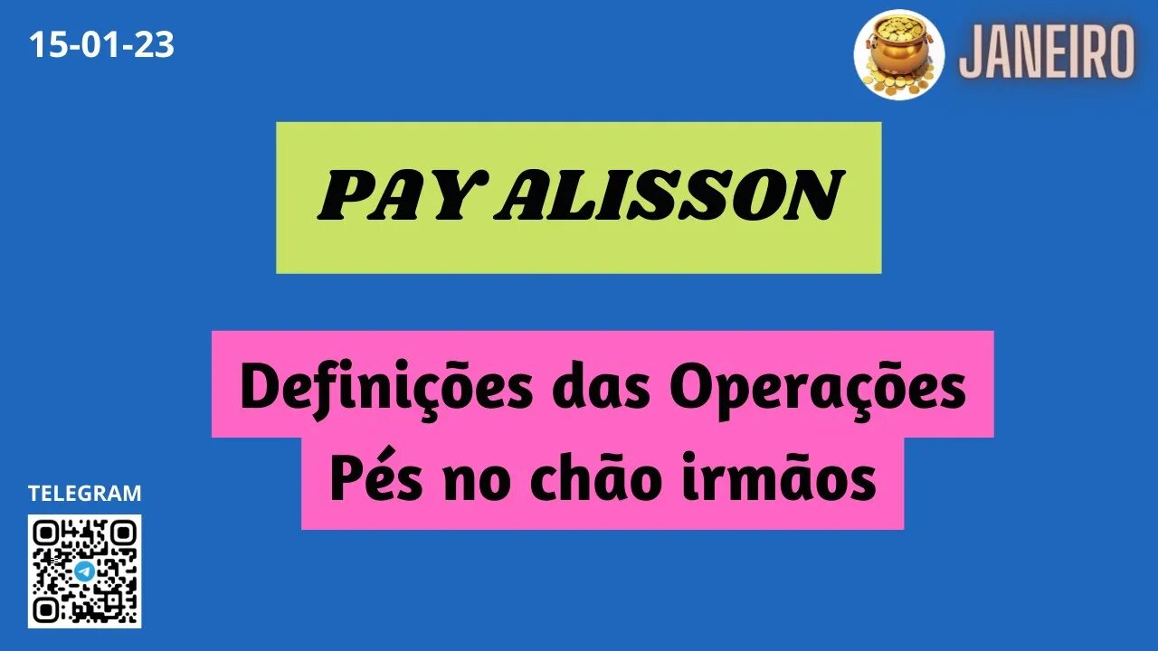 PAYMASTER ALISSON Definições das Operações