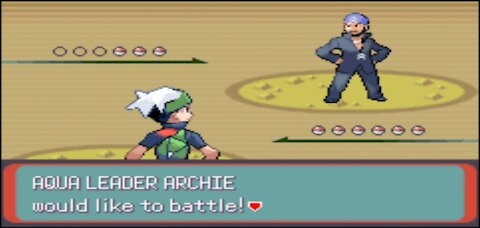 Pokemon Emerald - Team Aqua Boss Battle: Archie