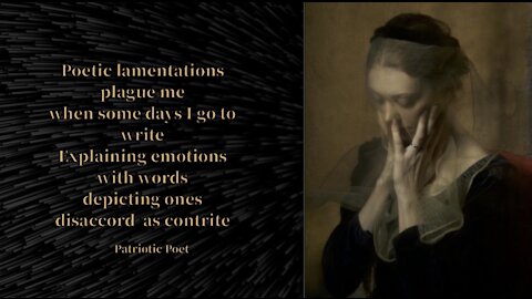The Poets Lament