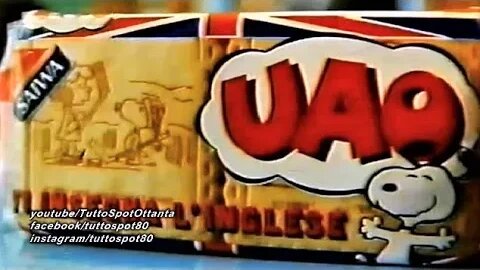 Spot - Biscotti UAO SAIWA SNOOPY - 1985 🇬🇧