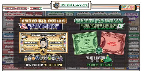 6/5/2024 - Silver $153 Oz on USDebtClock! SA oil contract ends! USD weakens!
