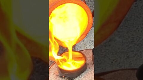 💡 Metal Casting with Copper #fyp #shorts #viral #youtubeshorts