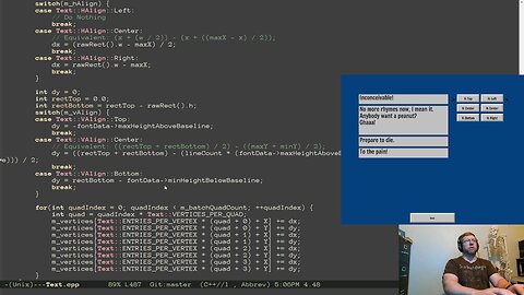 No Game Engine Game Dev: Word Sleuth 026: Finally fixed audio and started multi-line text