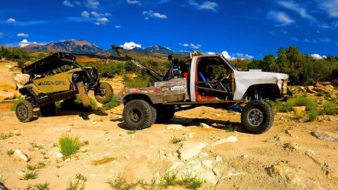 Tow Truck Rescues RZR from Dangerous Area BFE