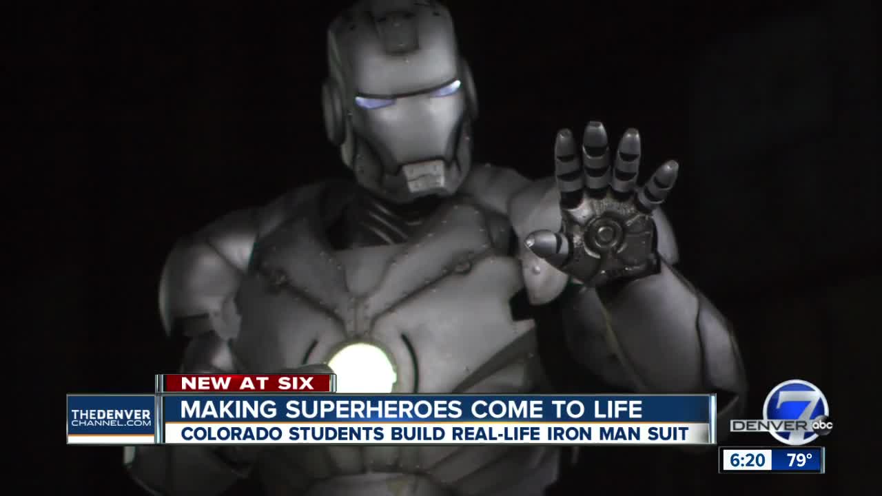 Students at the Colorado School of Mines have built the closest thing to a real-life 'Iron Man' suit
