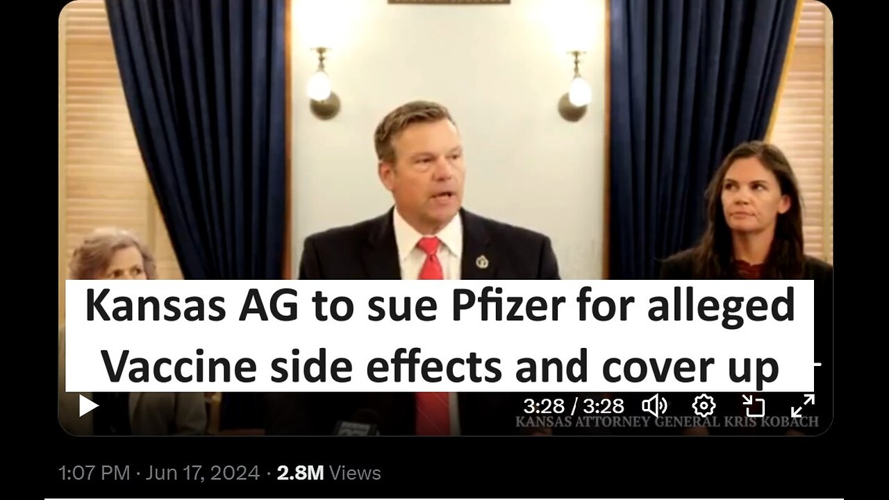 Pfizer sued by Kansas for alleged hiding Covid vaccine side effects, false claims