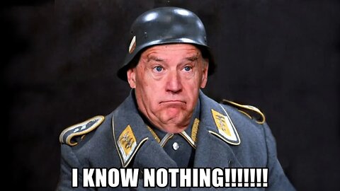 Joe Biden: I Know Nothing!!!