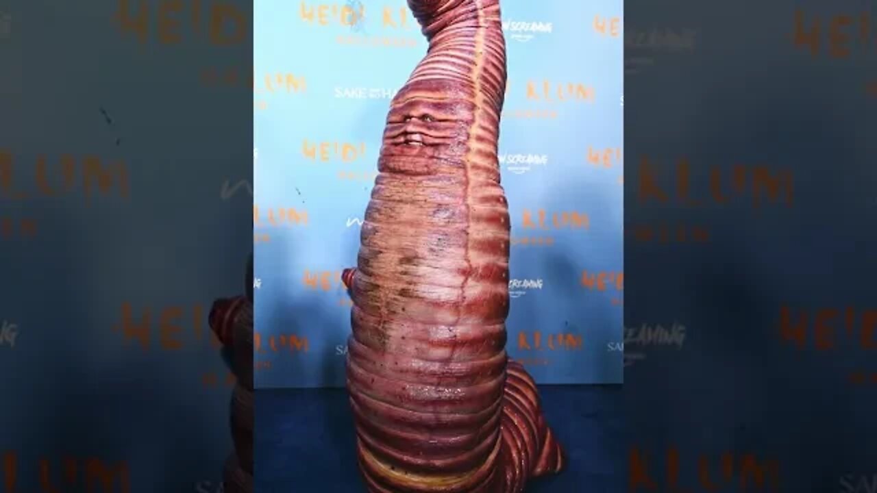 HEIDI KLUM AS A WORM?!