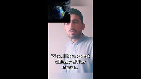 Funny video, comet coming toward earth 🌎