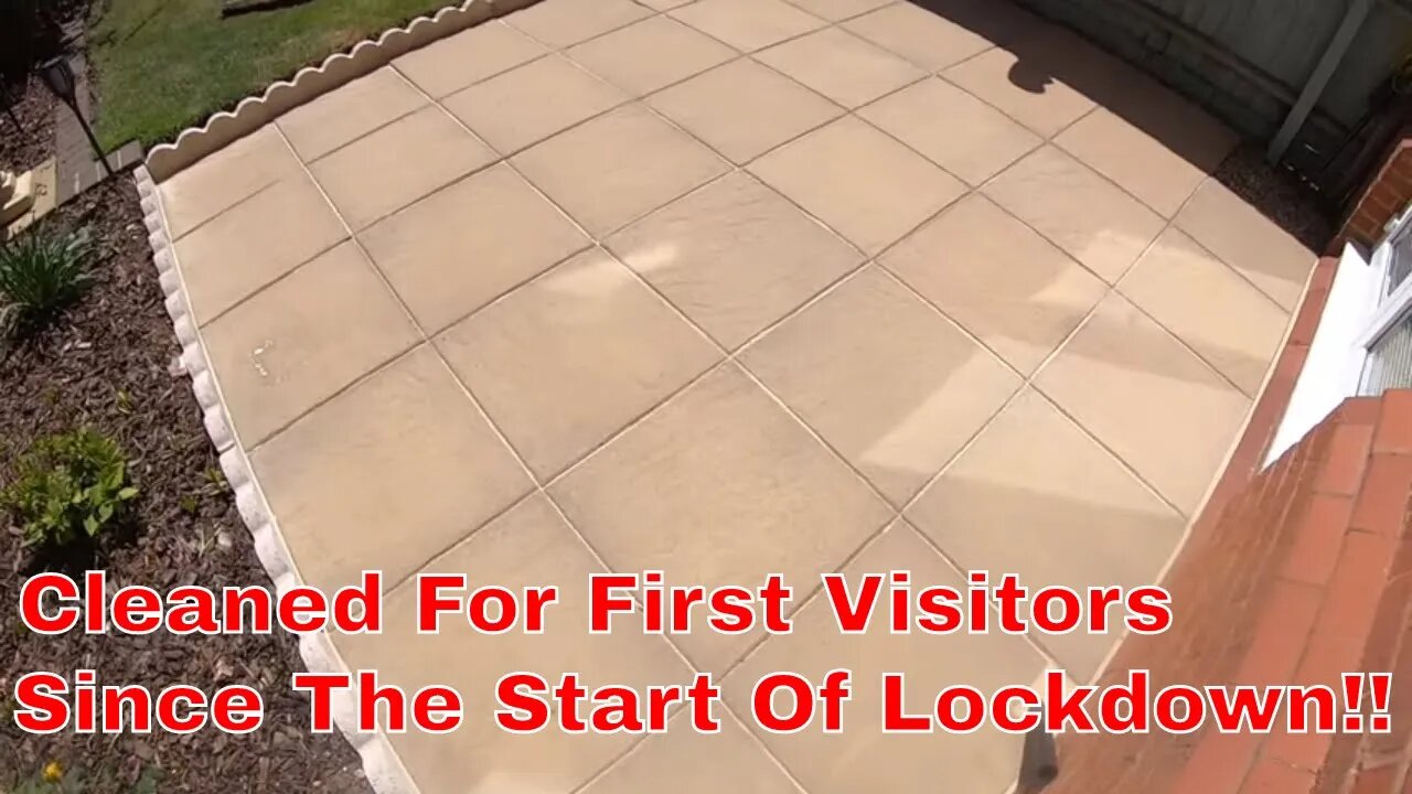 85 Year Old Pensioner Asks Us To Clean Patio Ready For First Family Visitors Since Lockdown Began!!