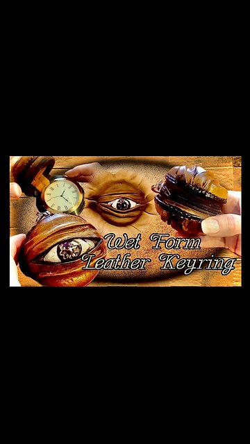 Leather Eyeball Keyring