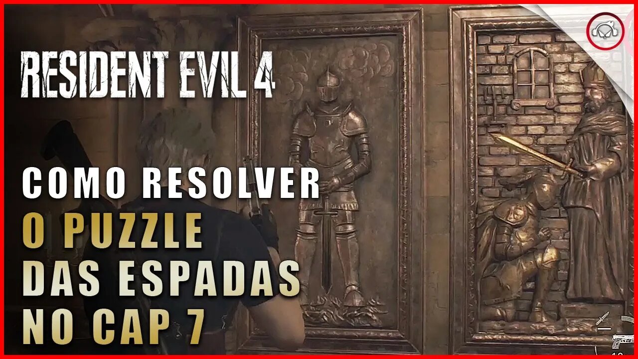 Resident Evil 4 Remake, Como resolver o puzzle das espadas no Cap 7 | Super-Dica