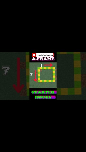 How To Build An A-Frame Starter Home | Minecraft