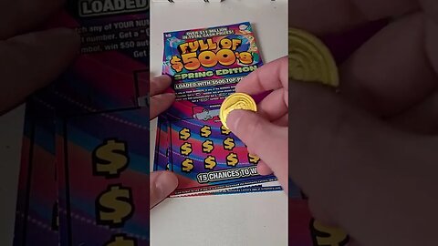 Full of $500 Winning Lottery Tickets!