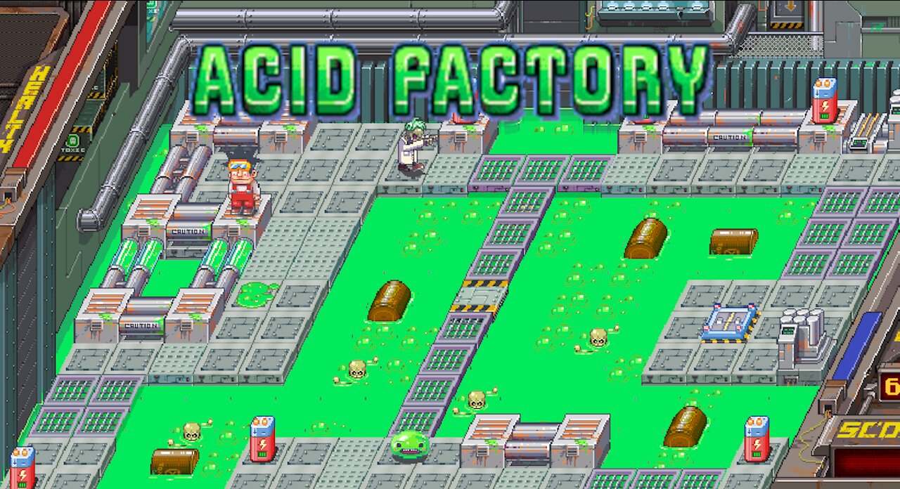 Acid Factory | Part 1 | Levels 1-9 | Gameplay | Retro Flash Games