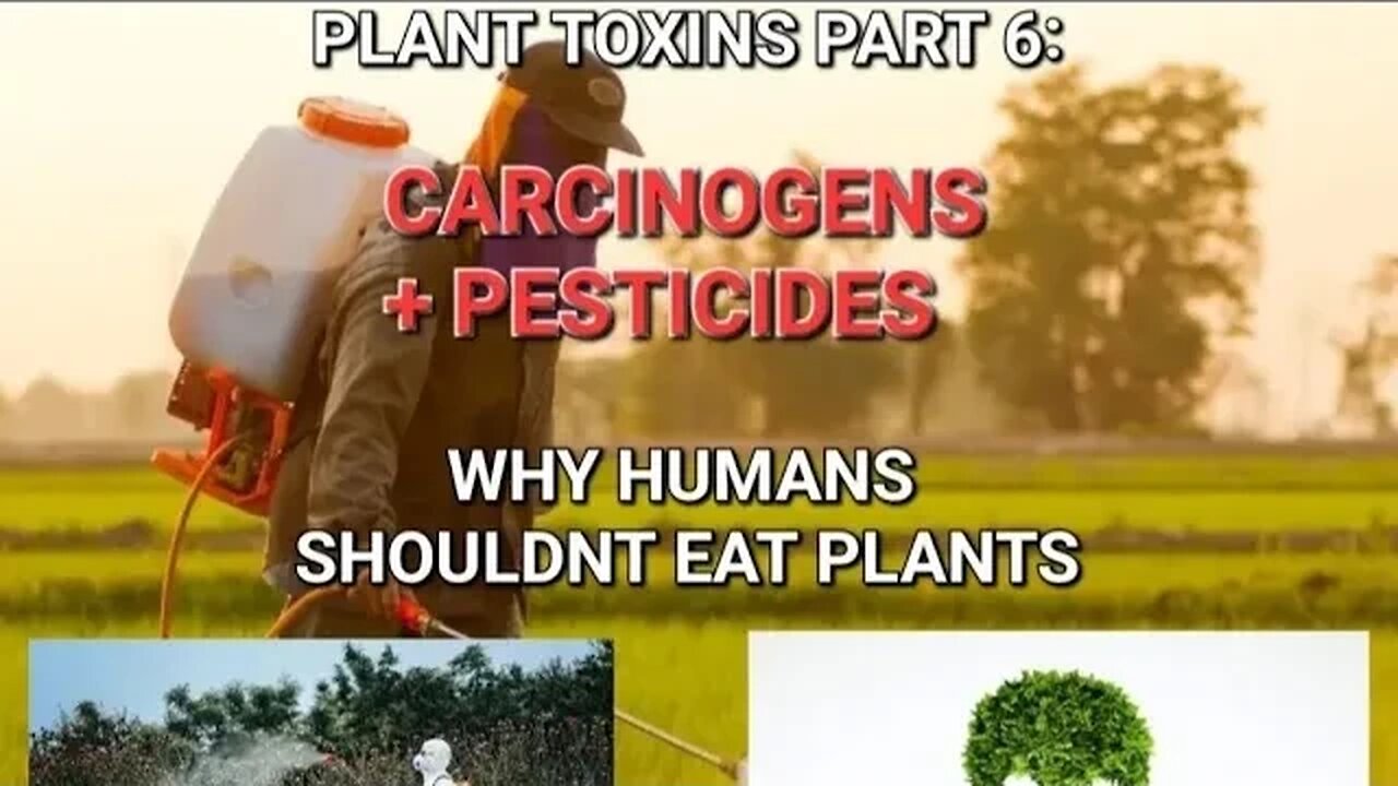 Plant Toxins Part 6: CARCINOGENS + PESTICIDES | Why humans shouldn't eat plants