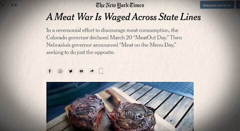 Democrats Plan “Meat Out Day” To Cancel Steak On March 20th