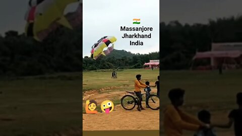 Massanjore parasailing 🙋@mithun Utpal banerjee bloge