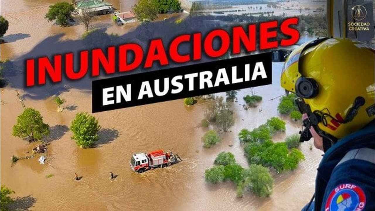 Momentos de tormenta en Australia: lluvias y tormentas a gran escala