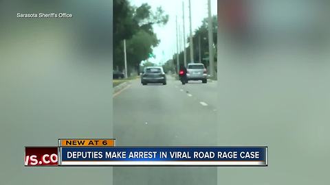 Deputies arrest driver who allegedly rammed motorcyclist off road in Sarasota road rage incident