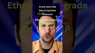 Ethereum Upgrade is at our DOORSTEP #eth #ethereum #ethereumupdate #bearmarket #bullmarket #bitcoin