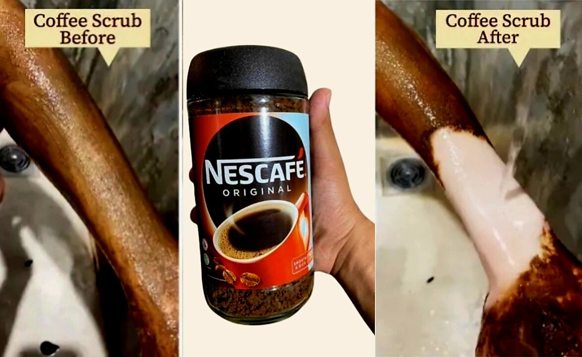 Coffee Exfoliating Scrub | DIY coffee scrub to exfoliate face and body