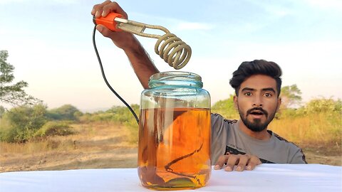 हमने पेट्रोल के अन्दर डाला वॉटर हीटर - We Put Water Heater in Petrol - क्या होगा अब ?