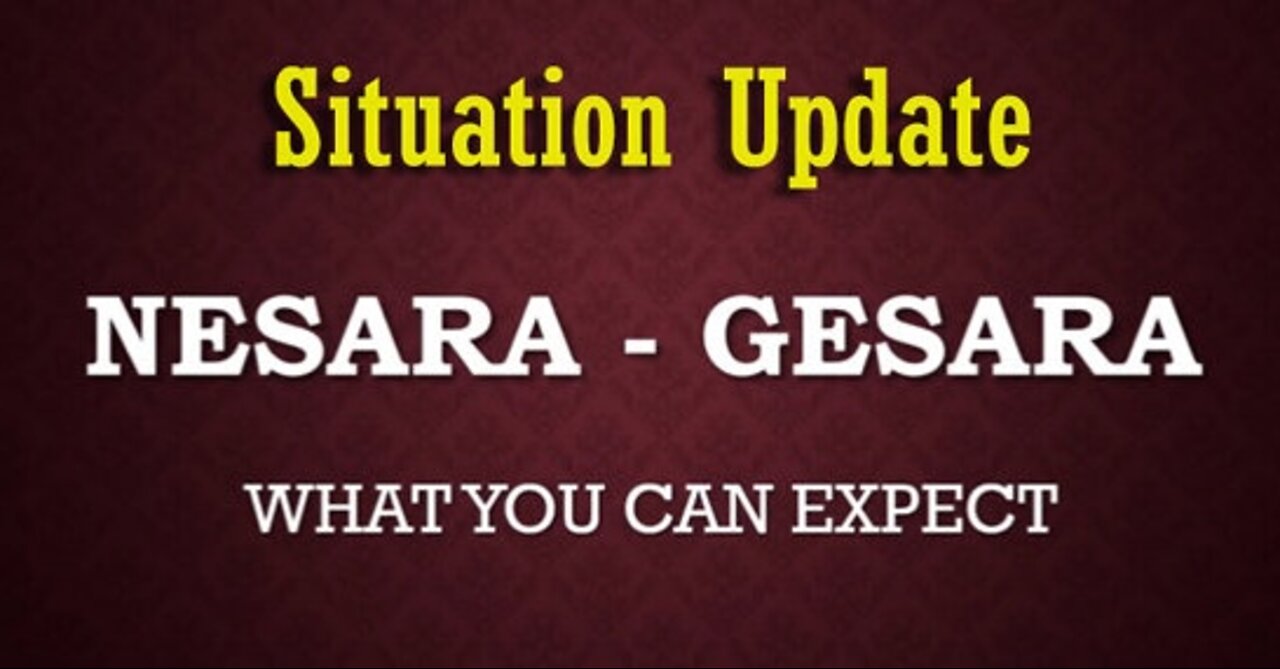 Situation Update: NESARA GESARA Global Reset Simply Explained!