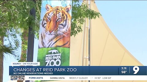 Reid Park Zoo announces Summer hours, reservations no longer required