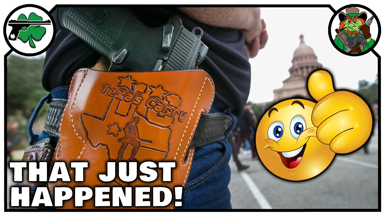 An AMAZING Moment With Texas Constitutional Carry Debate