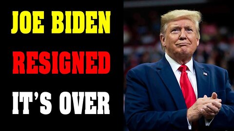 EMERGENCY HAS BEEN DECLARED OF TODAY! HE'S HAS DONE A RESIGN IT IS OVER FOR HIM!