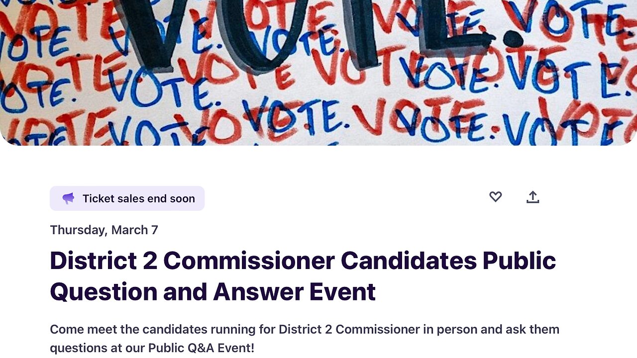 Ep 607 Get out the vote District 2 Candidate forum: