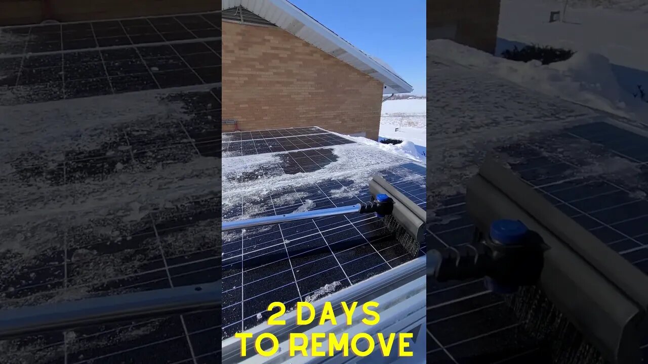 Only 50 Watts!! I need more POWER! Clearing your Solar Panels! #Shorts