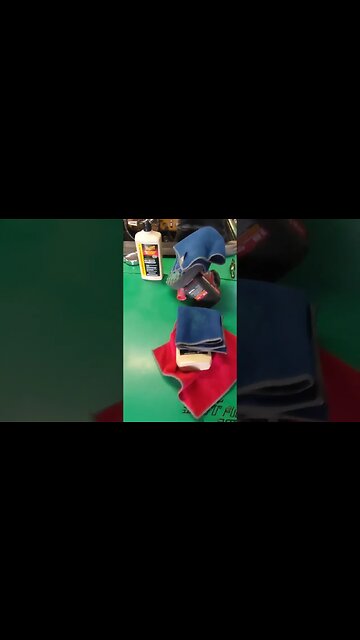 Trying to buff out the oxidation in the paint. Needs more work.