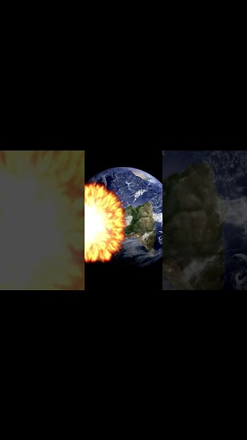 Asteroid Impacts Planet Earth #shorts