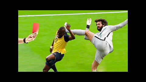 Crazy & Stupid Goalkeepers Red Cards in Football