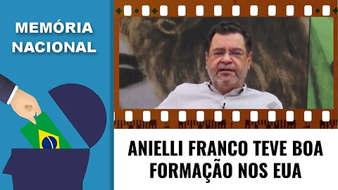 ANIELLI FRANCO TEVE BOA FORMAÇÃO NOS EUA