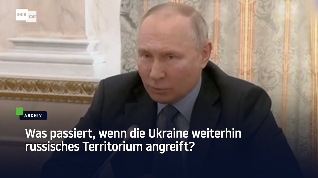 Journalist fragt Putin: "Was passiert, wenn die Ukraine weiterhin russisches Territorium angreift?"