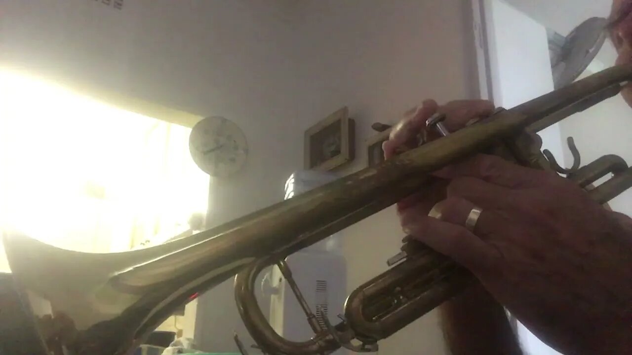 Morning Has Broken with trumpet valve Live View.