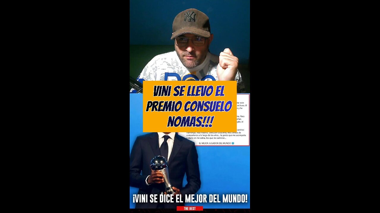 Vini Jr se llevo el premio consuelo nomas!!