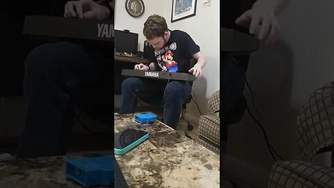 Bro Testing Out Piano