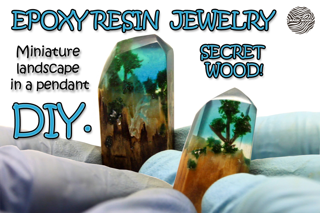 How to make miniature landscapes in a pendant