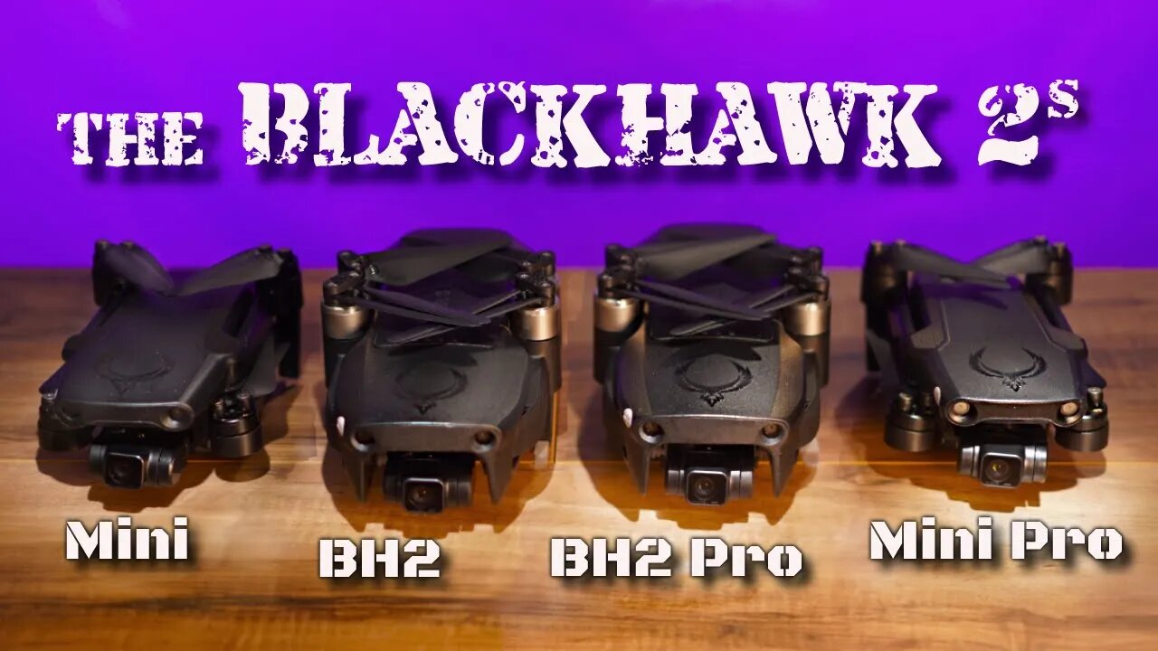 EXO Drones BLACKHAWK 2 & Mini Pro SPECS Review = EVERYTHING you Need to Know =