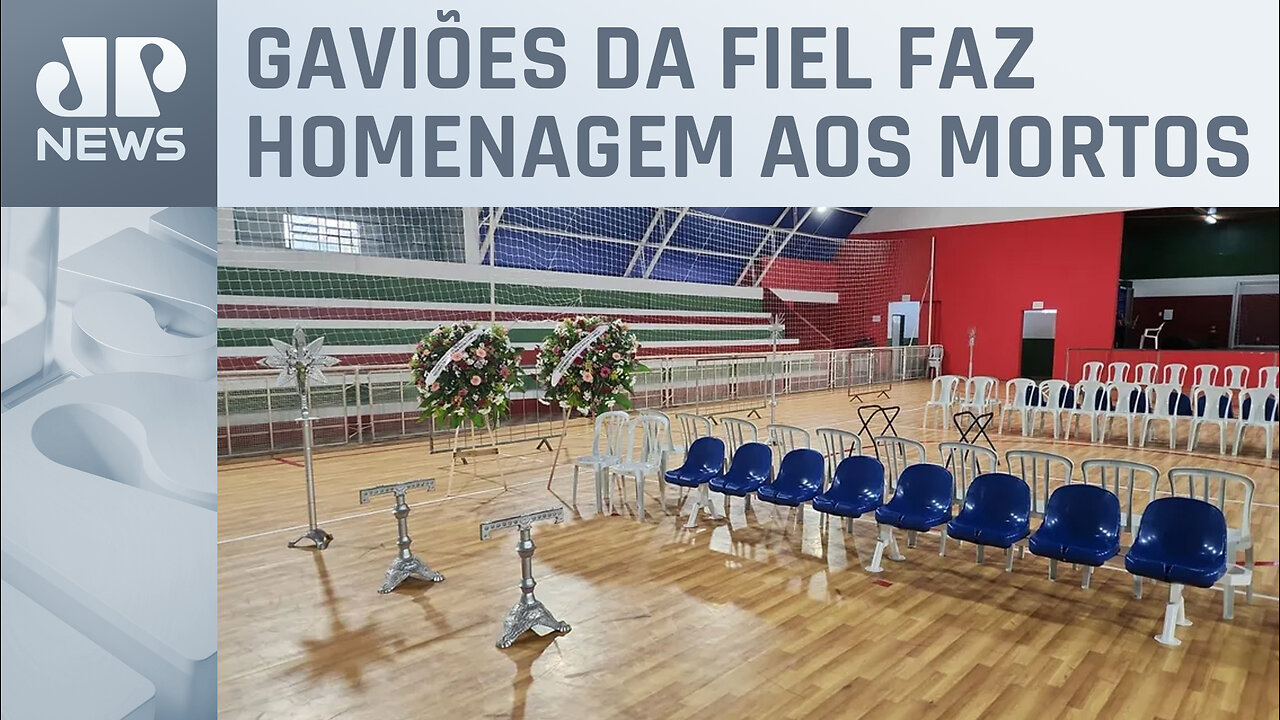 Corpos de torcedores do Corinthians são sepultados em Pindamonhangaba (SP)