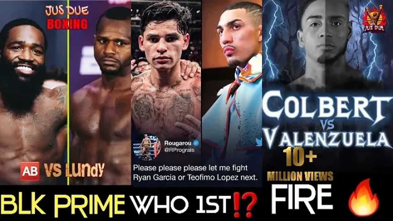 CHRIS COLBERT vs JOSE VALENZUELA ❓ADRIEN BRONER vs HANK LUNDY FEBRUARY 25TH ON BLK PRIME 🙄 #TWT