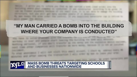 Mass bomb threats targeting schools, businesses nationwide