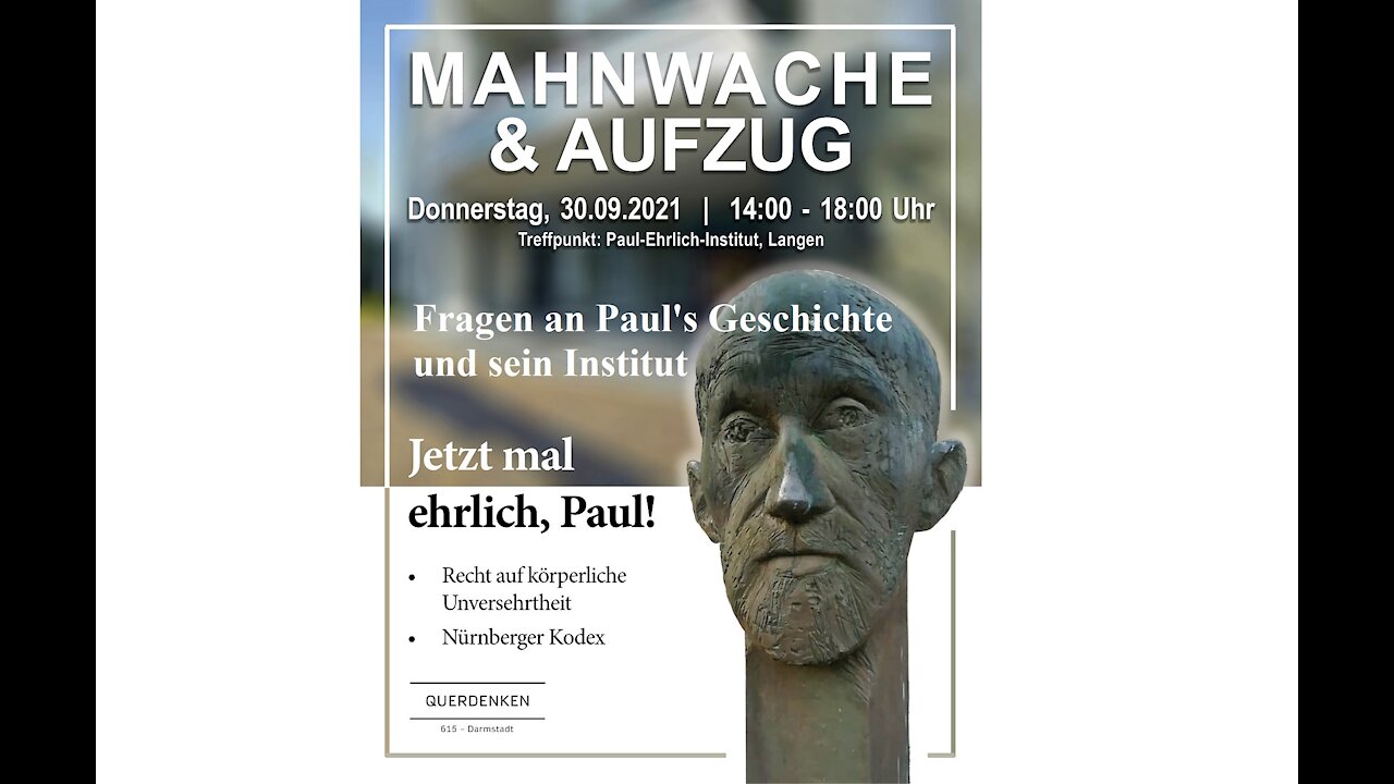 Fragen an Paul Ehrlich und "sein" Institut - historischer Kontext und aktuelle Kritik