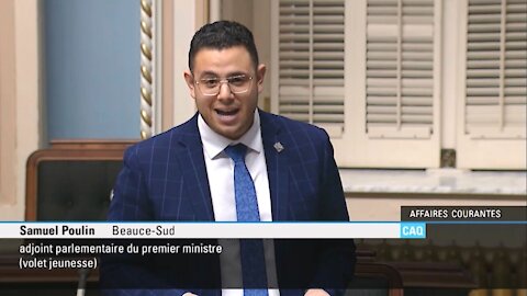 Samuel Poulin félicite Antony Auclair